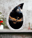 Large Shining Phoenix cremation urn.