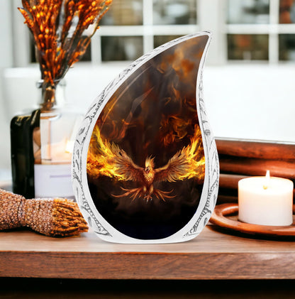Angry Phoenix Urn for Ashes