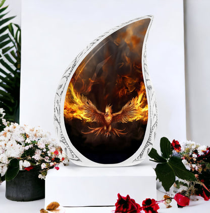 Angry Phoenix Urn for Ashes