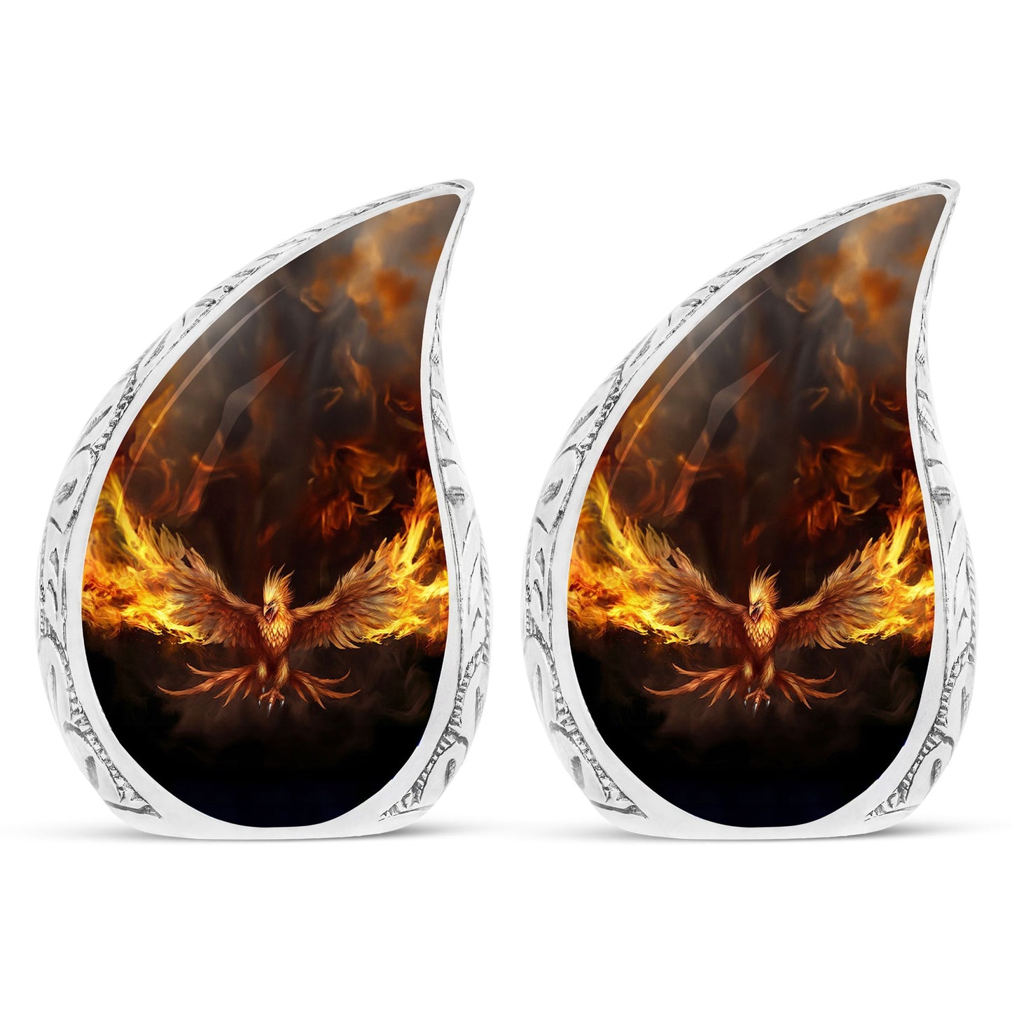 Angry Phoenix Urn for Ashes