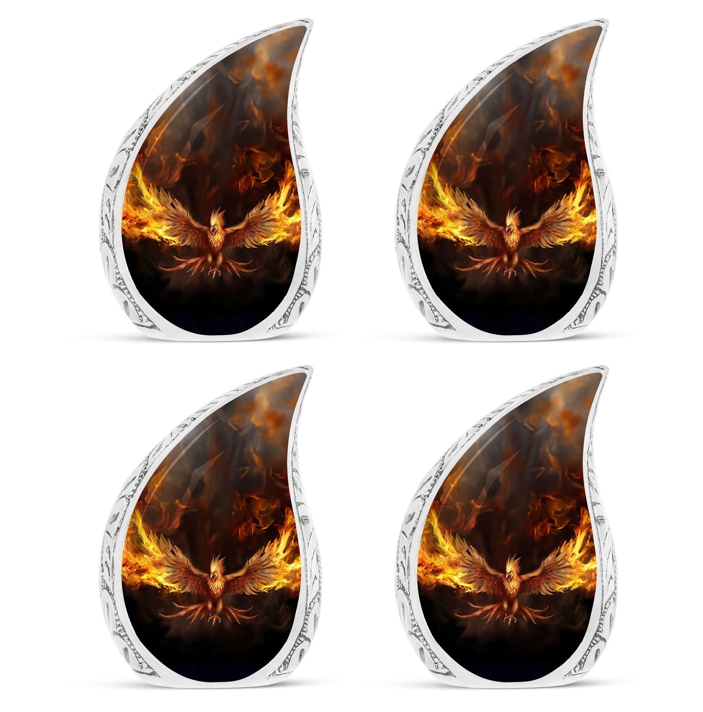 Angry Phoenix Urn for Ashes