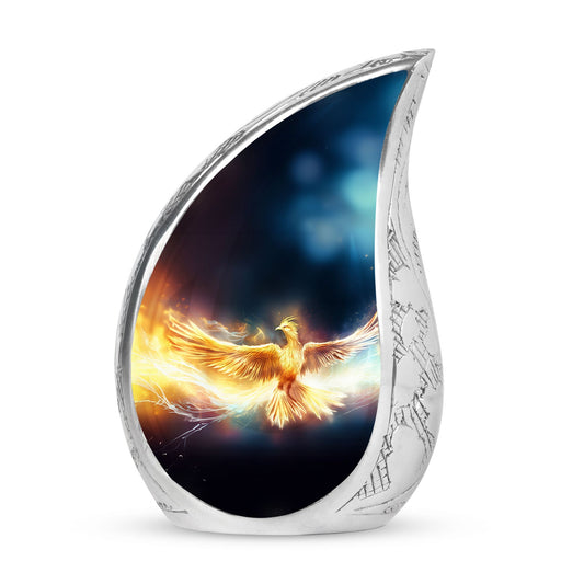 Classic Yellow Phoenix Cremation Urn