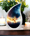 Classic Yellow Phoenix Cremation Urn