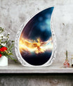 Classic Yellow Phoenix Cremation Urn