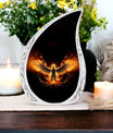 Fire Phoenix Cremation Urn, Classic Aluminium Urn