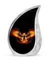 Fire Phoenix Cremation Urn, Classic Aluminium Urn