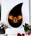 Fire Phoenix Cremation Urn, Classic Aluminium Urn
