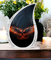 3-inch Black Phoenix Memorial Urn