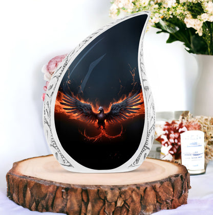 3-inch Black Phoenix Memorial Urn