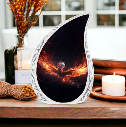 Blue Phoenix Classic Urn for Ashes.