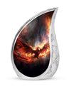 Red Phoenix Cremation Urn for ashes