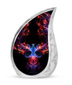 Colorful 3-inch phoenix designed cremation urn
