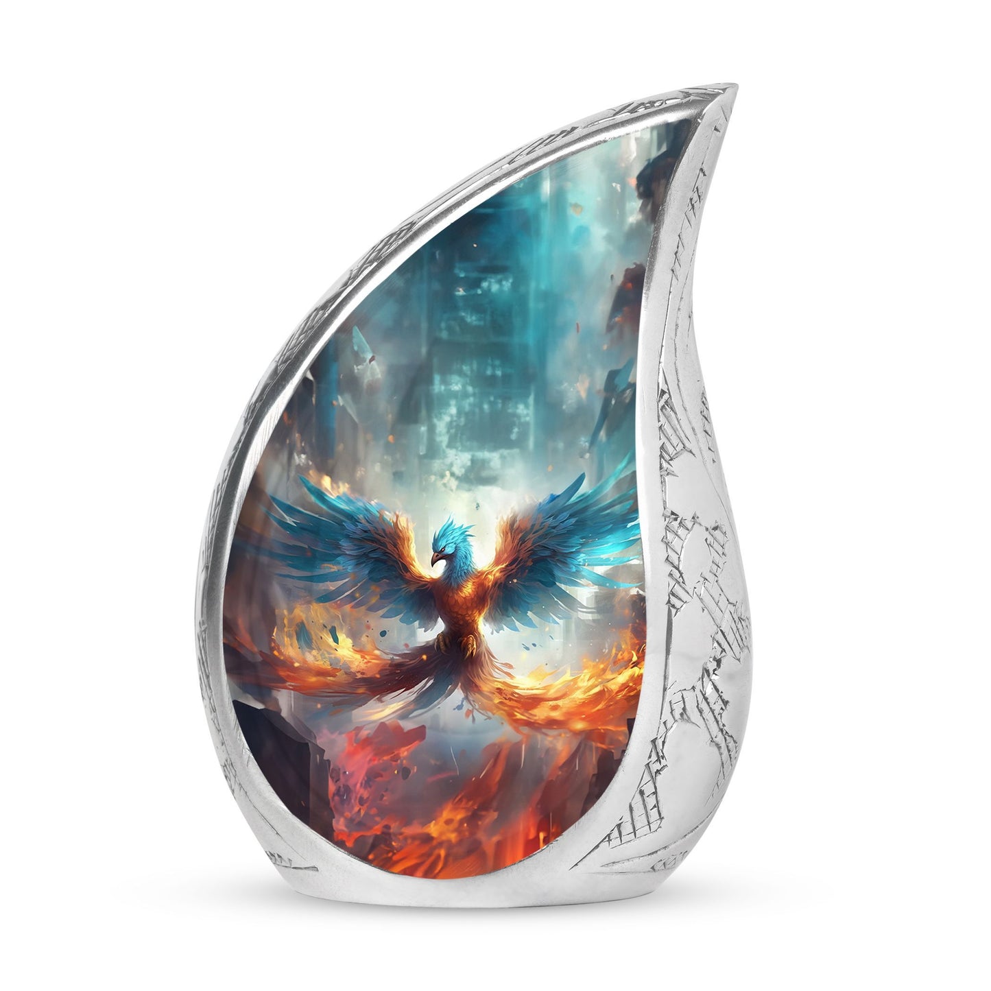 Blue Phoenix classic Cremation urn