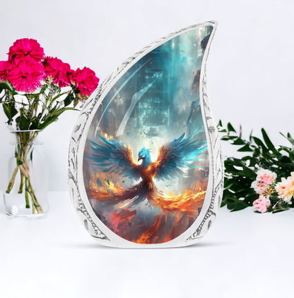 Blue Phoenix classic Cremation urn