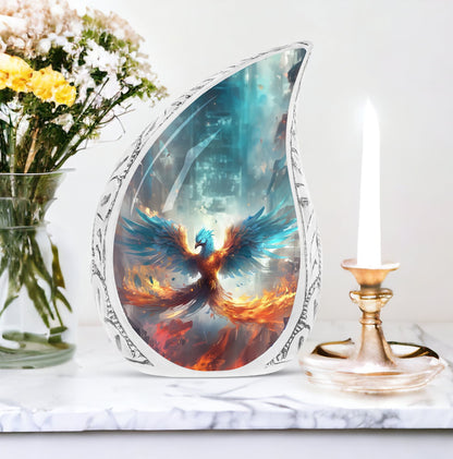 Blue Phoenix classic Cremation urn