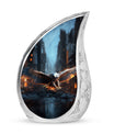 3-Inch Classic Eagle Cremation Urn made of Aluminium