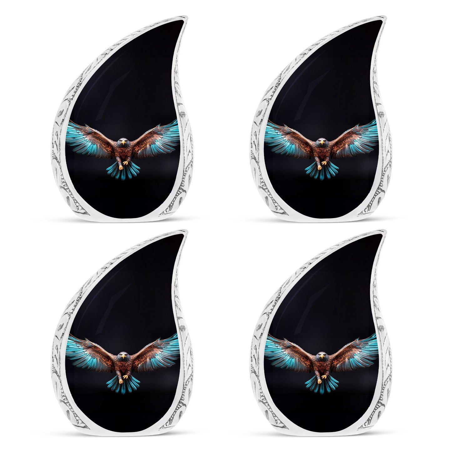 Classic 3 Inch Eagle Spreading Wings Cremation Urn