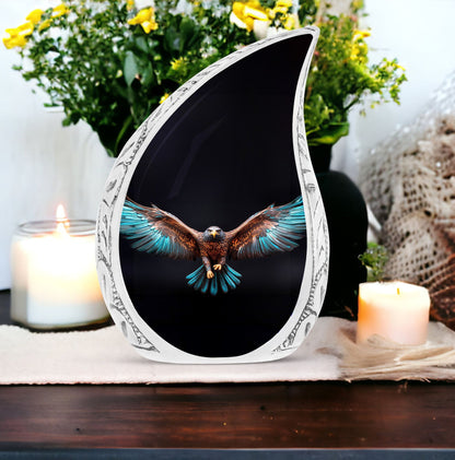 Classic 3 Inch Eagle Spreading Wings Cremation Urn