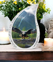 Eagle Urn for Ashes, made from Aluminium.