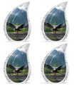 Eagle Urn for Ashes, made from Aluminium.