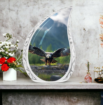 10 inch large Urn with 1 Keepsake 3 Inch Urn