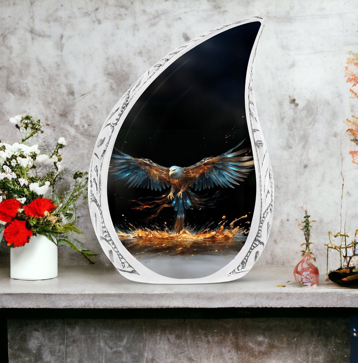 Classic 3-inch eagle cremation urn