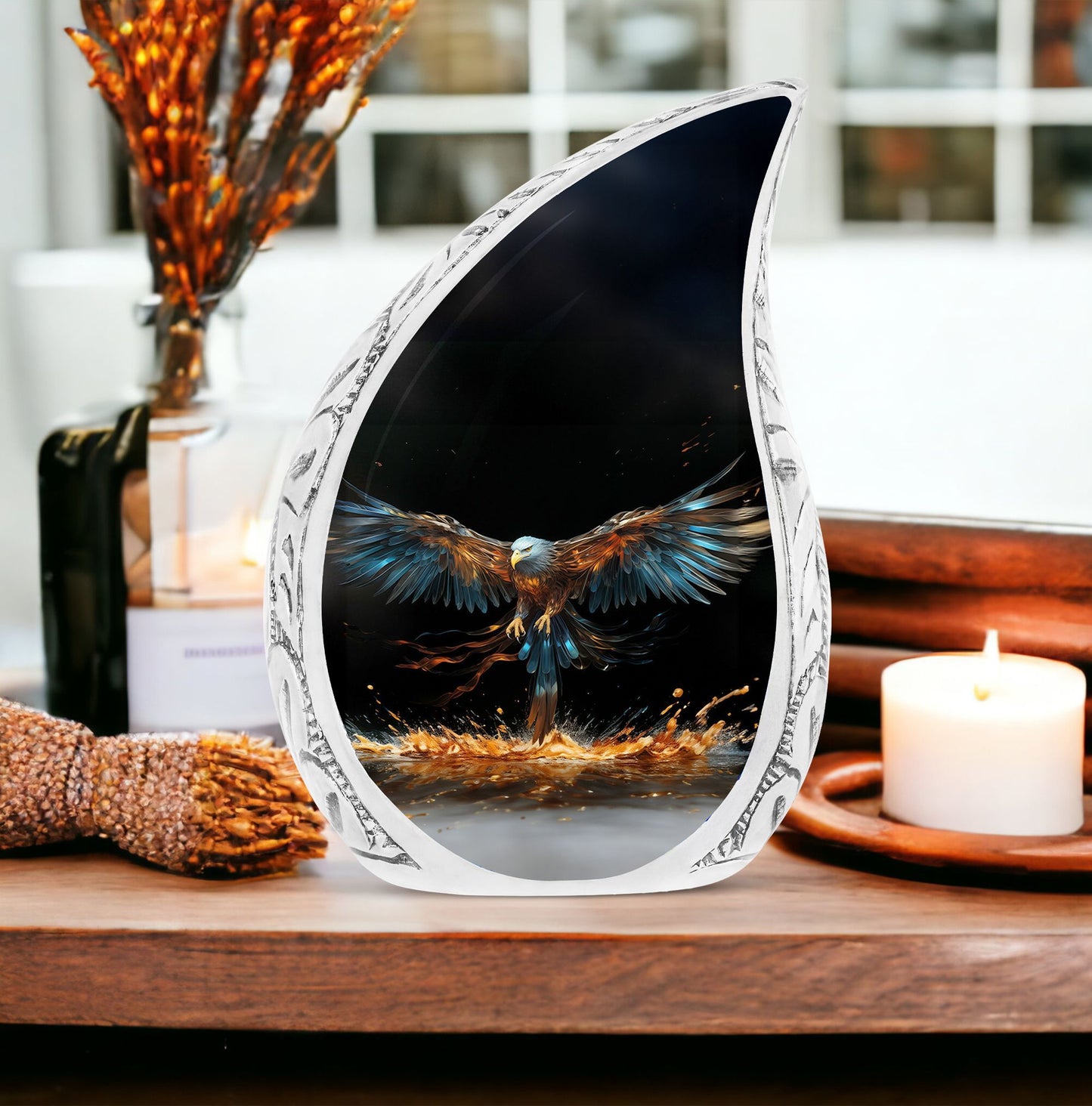 Classic 3-inch eagle cremation urn