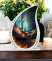 Classic Eagle Urn for human cremation ashes containment