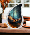 Classic Eagle Urn for human cremation ashes containment