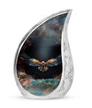 Classic 3-inch Eagle Cremation Urn For Storing Human Ashes.