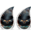 Classic 3-inch Eagle Cremation Urn For Storing Human Ashes.