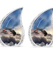 Eagle Memorial Urn designed for ashes.