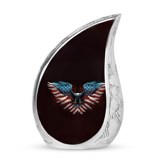 Classic Aluminium Eagle Urn for Human Ashes