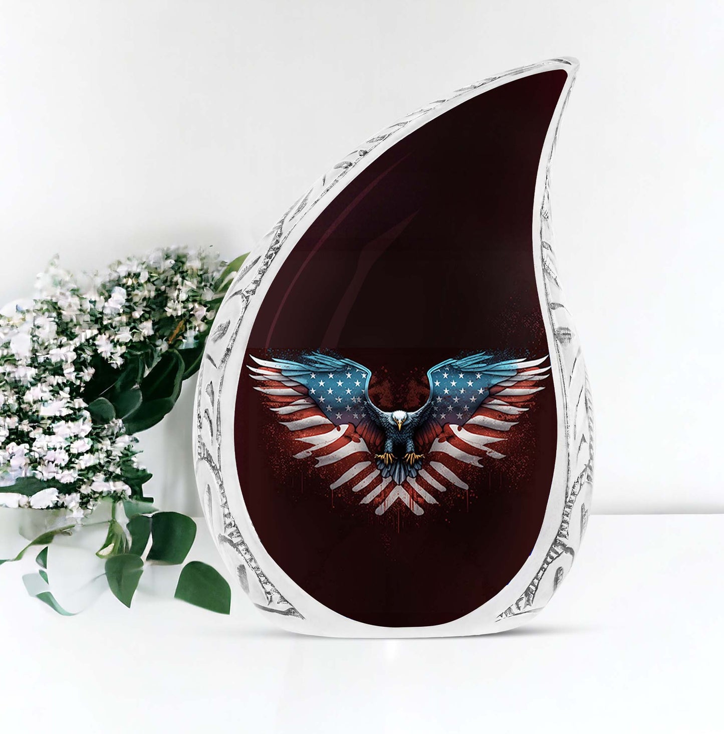 Classic Aluminium Eagle Urn for Human Ashes