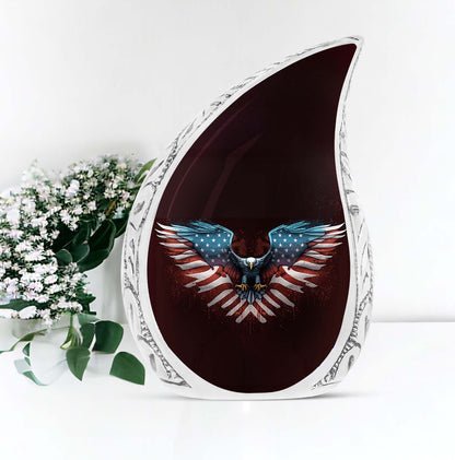 Classic Aluminium Eagle Urn for Human Ashes