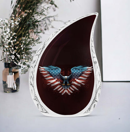 Classic Aluminium Eagle Urn for Human Ashes
