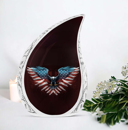 Classic Aluminium Eagle Urn for Human Ashes