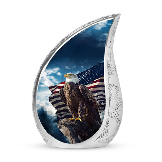 Classic 3-inch Eagle Urn for Human Cremation Ashes