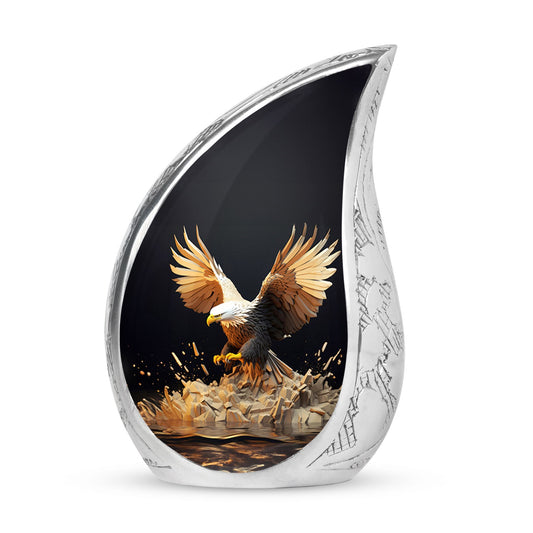 Classic large Eagle Cremation urn, suitable for burial