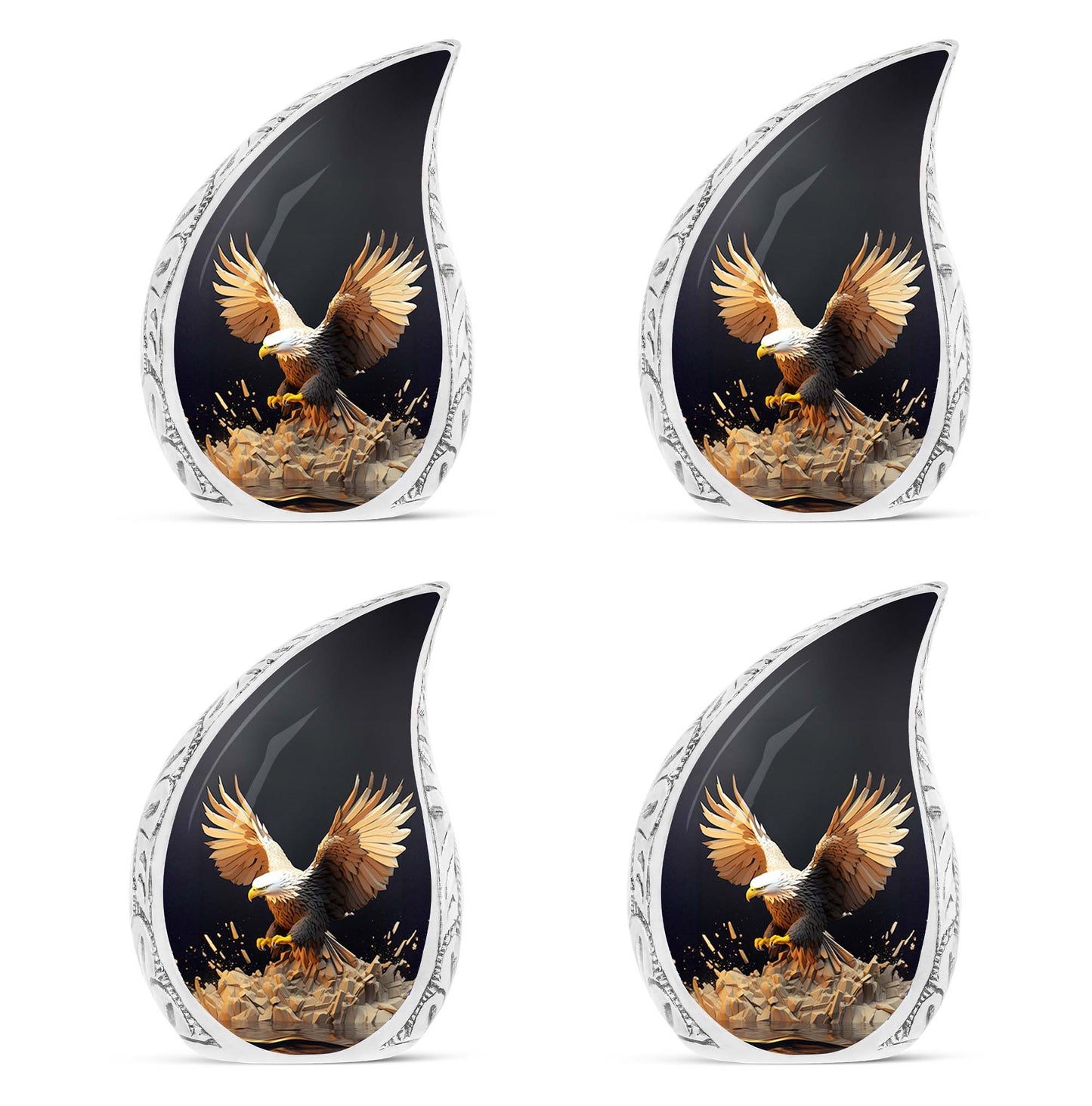 Classic large Eagle Cremation urn, suitable for burial