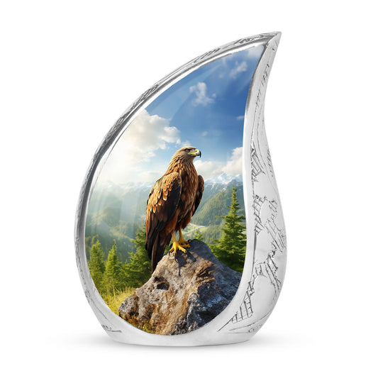 Classic 3-inch Eagle Memorial Urn for cremation.