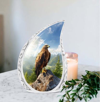 Classic 3-inch Eagle Memorial Urn for cremation.