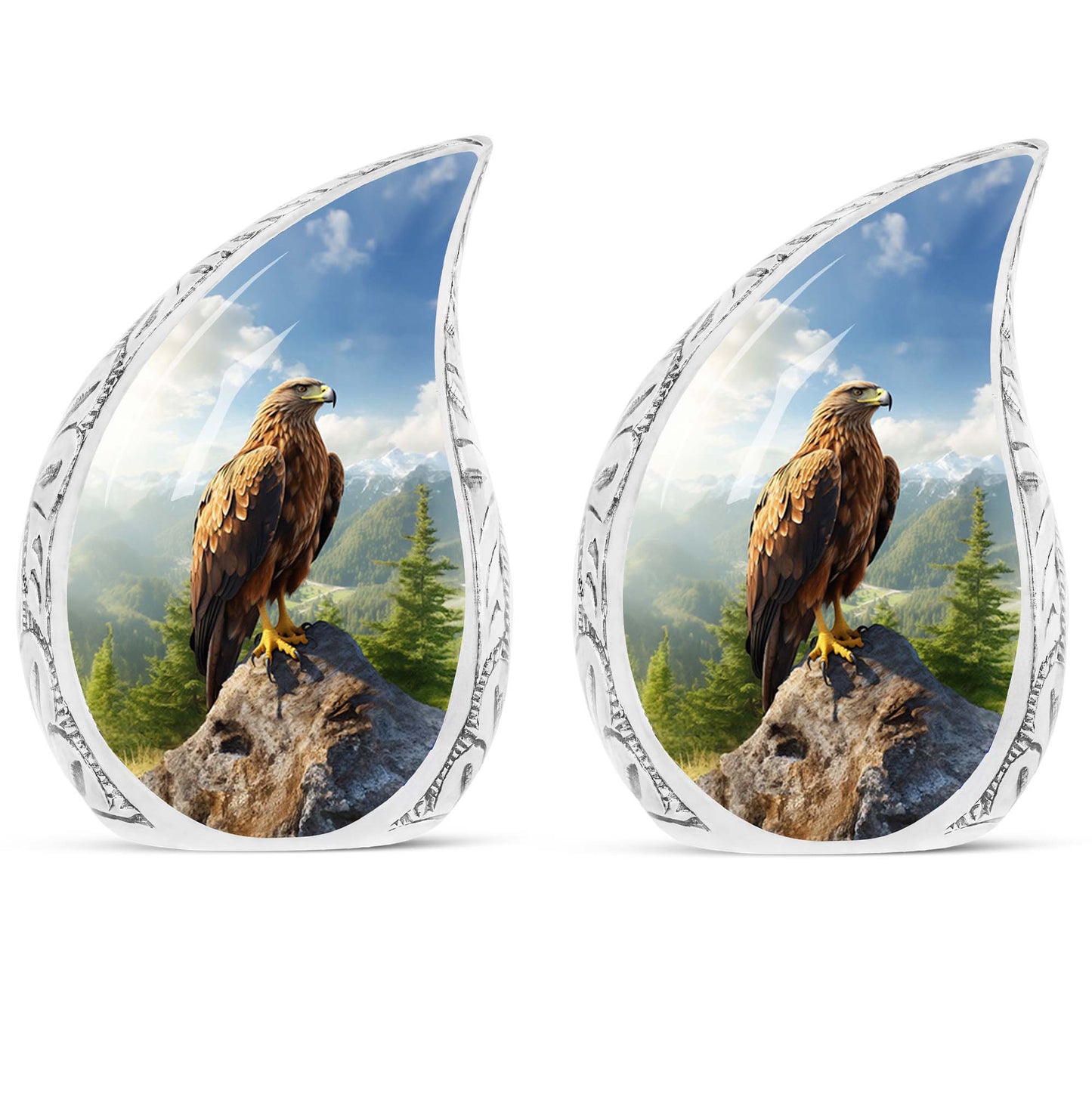 Classic 3-inch Eagle Memorial Urn for cremation.