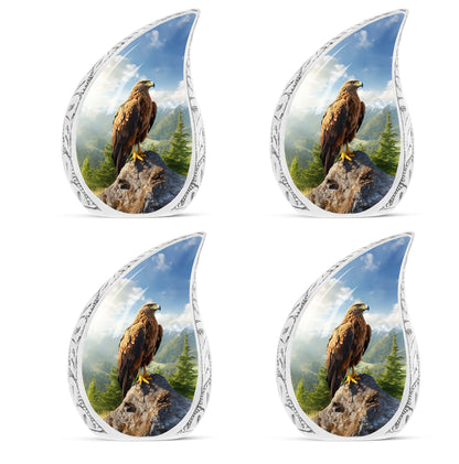 Classic 3-inch Eagle Memorial Urn for cremation.