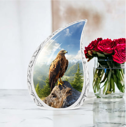 Classic 3-inch Eagle Memorial Urn for cremation.