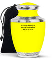 Yellow Urn for Ashes – Personalized Adult Urn