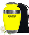 Yellow Urn for Ashes – Personalized Adult Urn