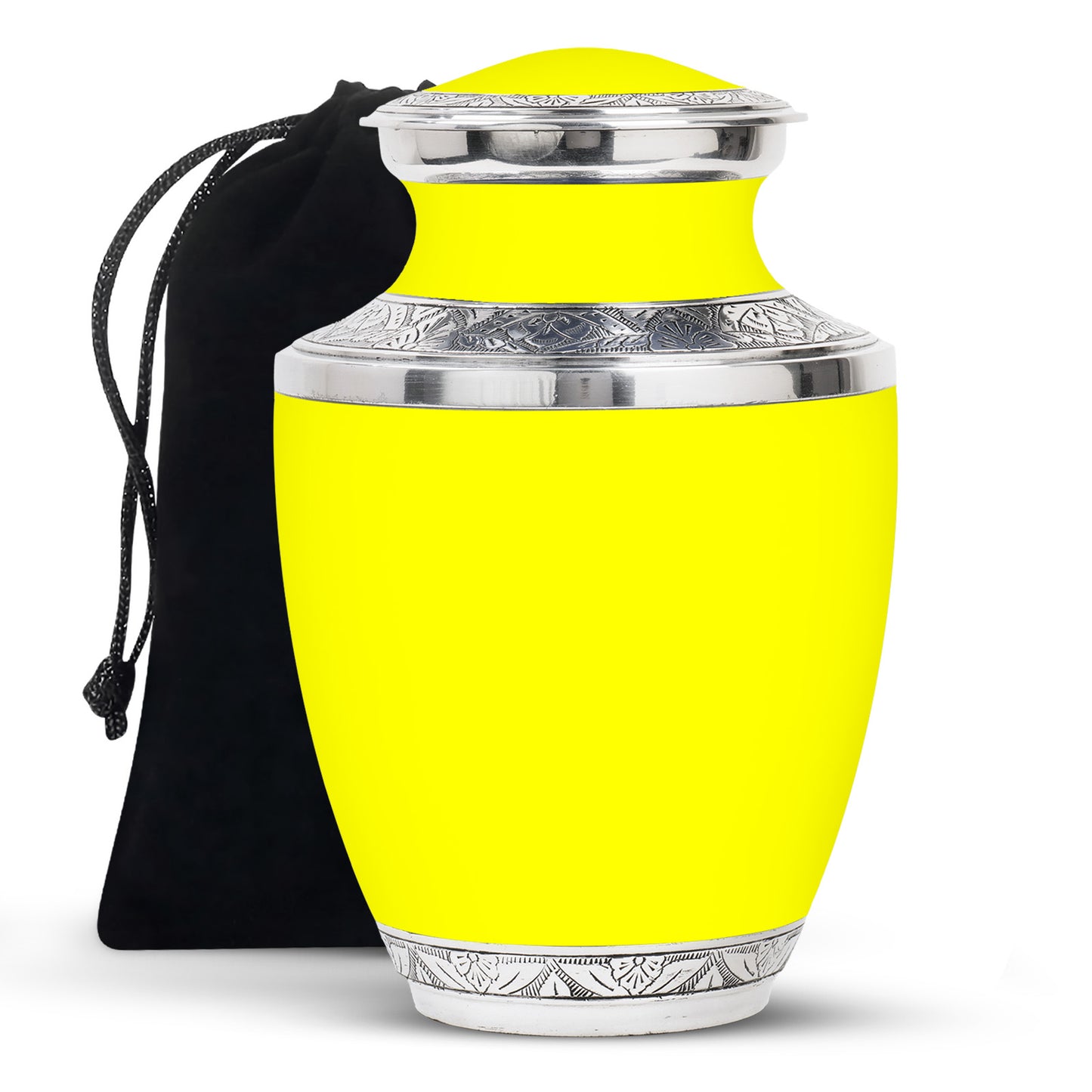 Yellow Personalized Artistic Cremation Urn for Human Ashes - Yatskia