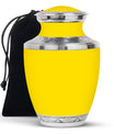 Plain Gold Custom Urn for Ashes – Personalized Urn For Funeral Ashes