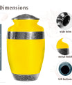 Plain Gold Custom Urn for Ashes – Personalized Urn For Funeral Ashes